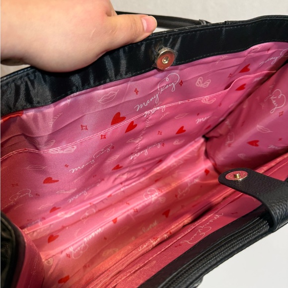 NEW MARY KAY CONSULTANT BAG MAKEUP LARGE QUILTED BLACK ORGANIZER TOTE - Picture 7 of 8